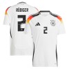 Maglia ufficiale Germania Antonio Rudiger 2 Casa Euro 2024 per Uomo